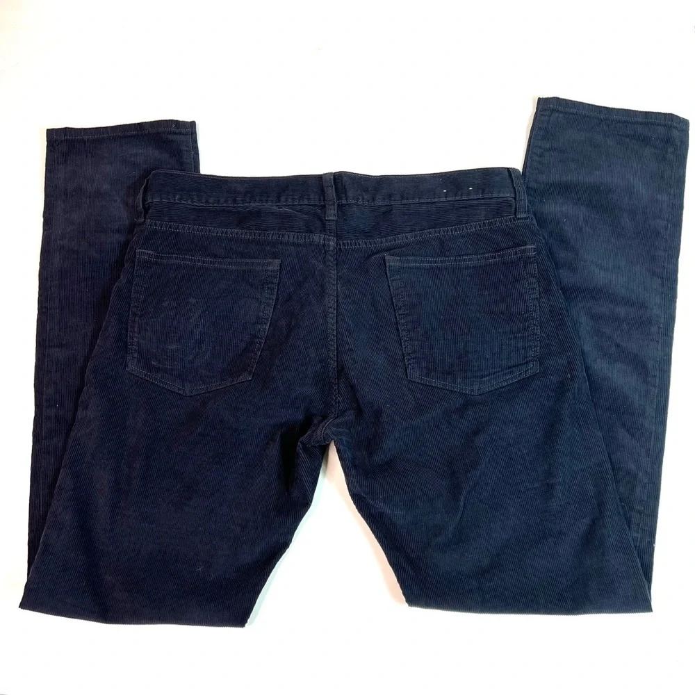 J. Crew 484 Slim-fit Corduroy Pants Navy Size 32x32